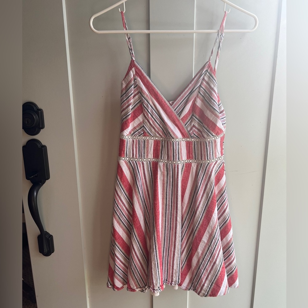 Francesca’s striped mini dress